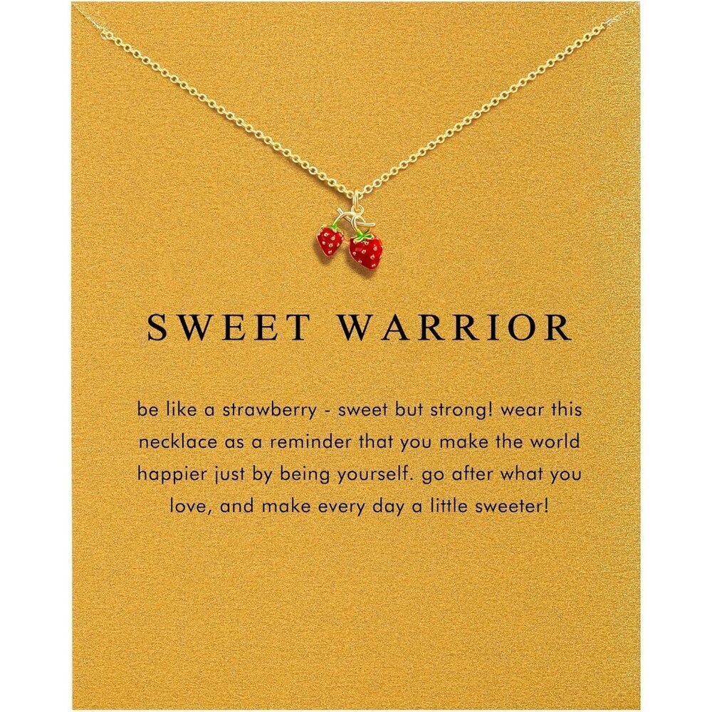 14K Gold Plated Pendant Necklace for Women Dainty Charm Friendship Jewelry